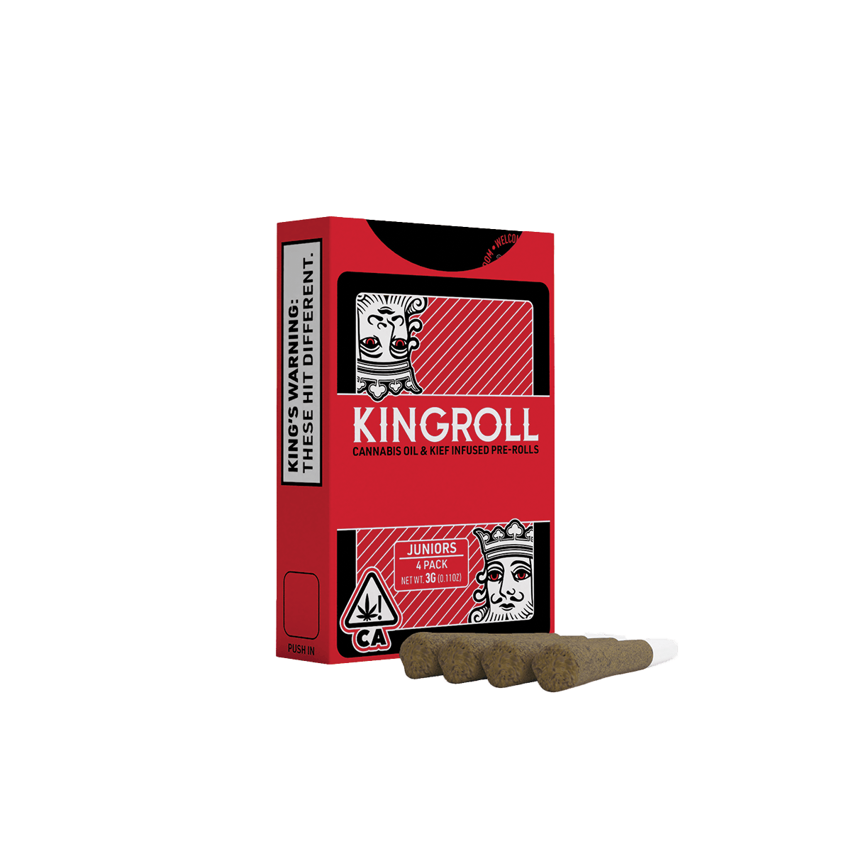 Kingroll Juniors Tangelo Sunrise x Kreamsicle 0.75g 4pk Infused Prerolls 41%