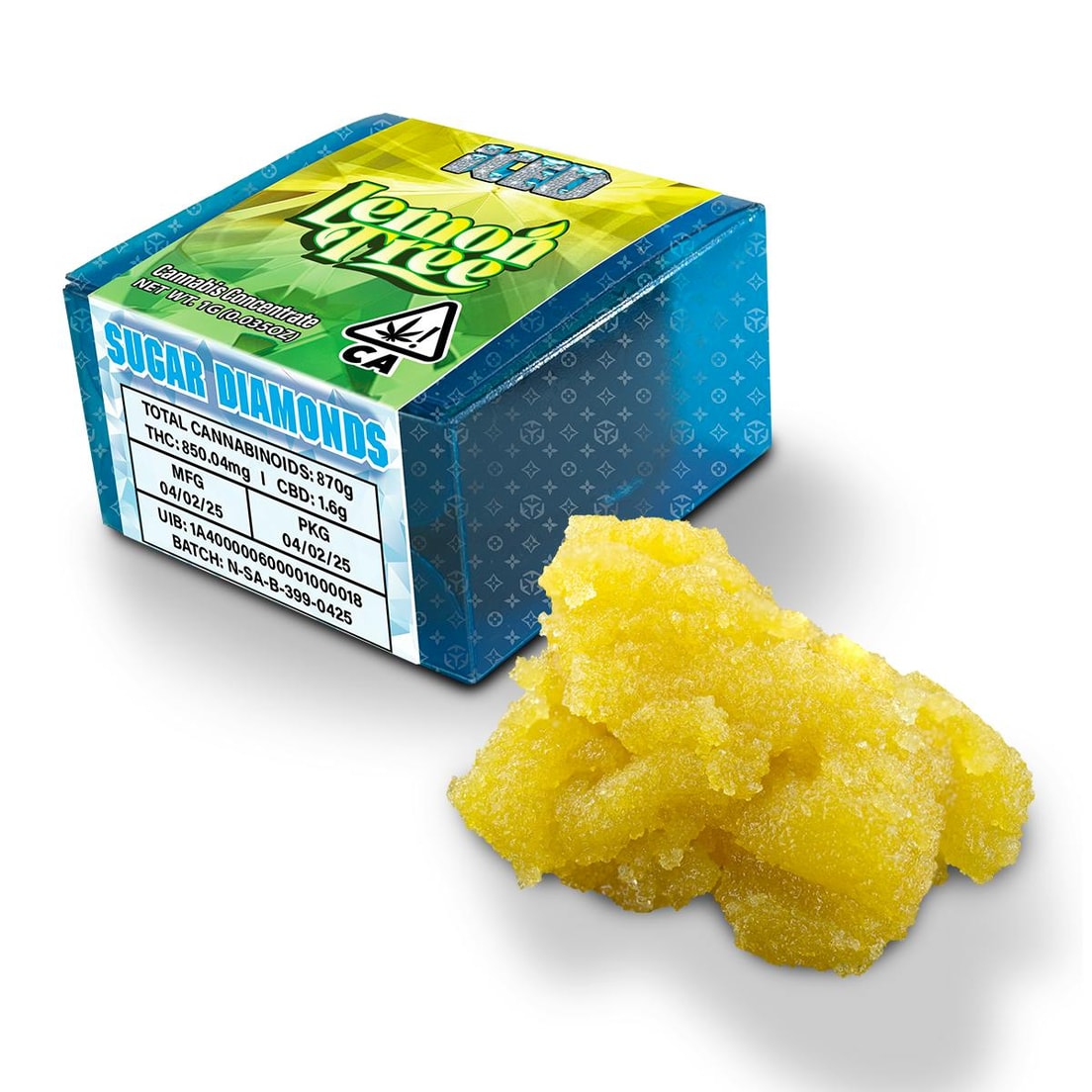 Iced Lemon Tree 1g Sugar Diamonds 78%