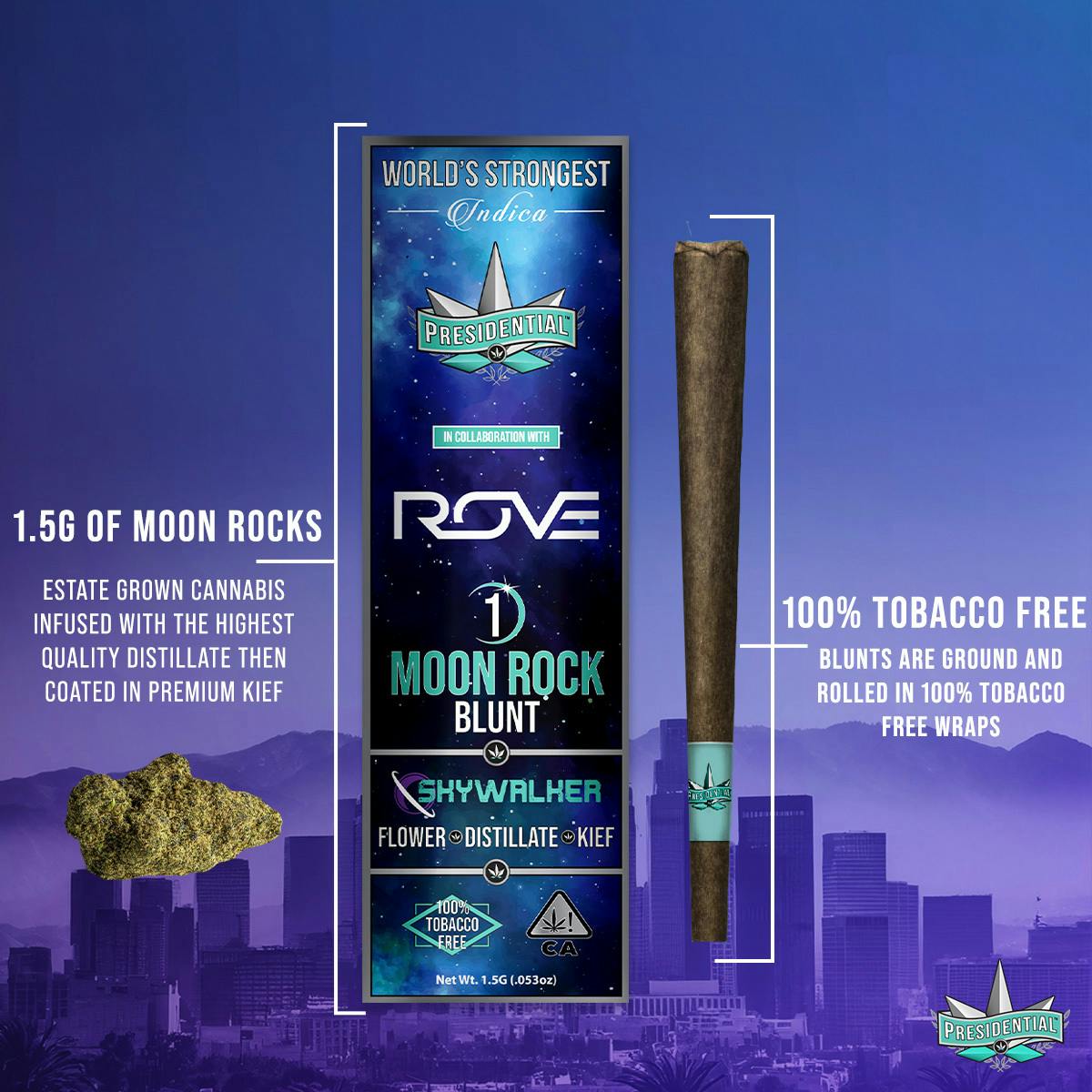 Presidential Skywalker 1.5g Moon Rock Blunt 31%