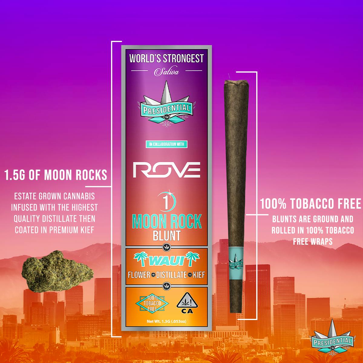 Presidential Waui 1.5g Moon Rock Blunt 36%