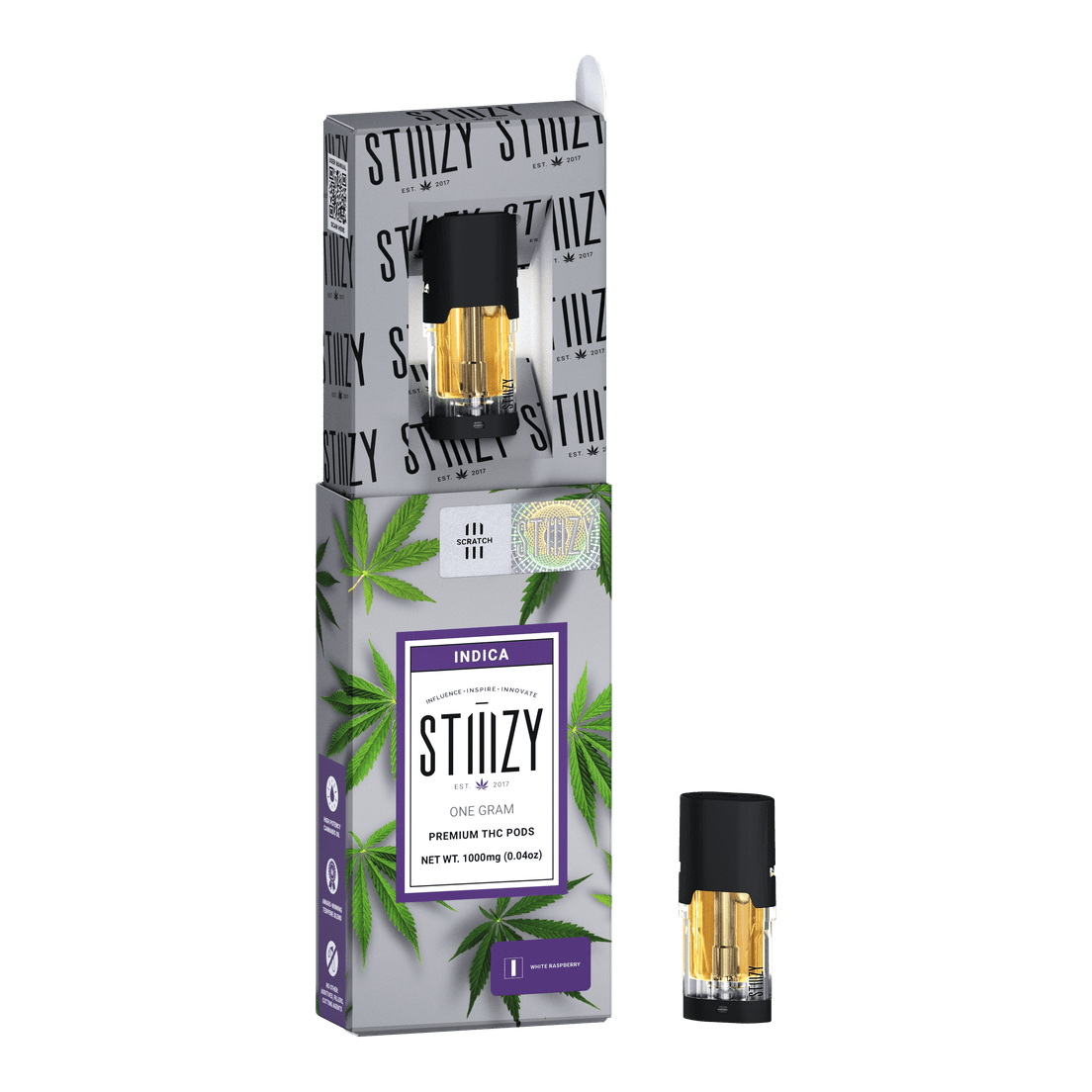 STIIIZY White Raspberry 1g Pod 88%