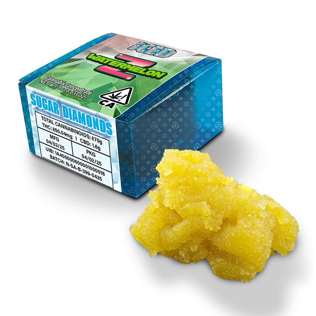 Iced Watermelon Z 1g Sugar Diamonds 77%